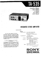 Sony TA-535 - Service Manual 